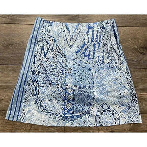 Gretchen Scott Skirt Skort Athletic Blue White Size Extra Small XS